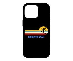 Brighton Utah Ski Ski Rétro Soleil Vintage Sunset Fun Coque pour iPhone 16 Pro
