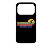 Brighton Utah Ski Ski Rétro Soleil Vintage Sunset Fun Coque pour iPhone 17 Pro