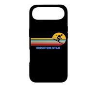 Brighton Utah Ski Ski Rétro Soleil Vintage Sunset Fun Coque pour iPhone Air