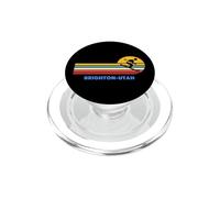 Brighton Utah Ski Ski Rétro Soleil Vintage Sunset Fun PopSockets PopGrip pour MagSafe