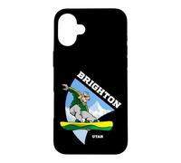 Brighton Utah Snowboarder Enfants Vacay Coque pour iPhone 16 Plus
