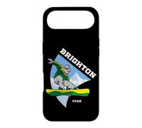 Brighton Utah Snowboarder Enfants Vacay Coque pour iPhone Air