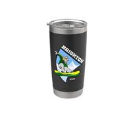 Brighton Utah Snowboarder Enfants Vacay Gobelet isotherme en acier inoxydable double paroi
