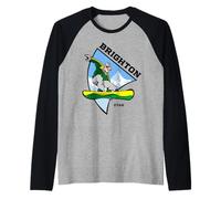 Brighton Utah Snowboarder Enfants Vacay Manche Raglan