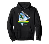 Brighton Utah Snowboarder Enfants Vacay Sweat à Capuche