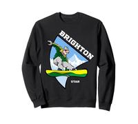 Brighton Utah Snowboarder Enfants Vacay Sweatshirt