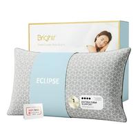 Brightr®️ Eclipse Oreiller Mémoire de Forme pour Douleurs Cervicales et Épaules | Hauteur Réglable pour Dormeurs Latéraux | Recommandé par Ostéopathes | Effet Rafraîchissant | Anti-acariens | Ferme
