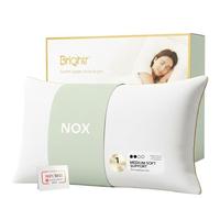 Brightr Oreiller Nox' de Luxe Style Hotel en Fibre Alternative au Duvet | Soutien Cervical, Epaules et Colonne | pour Dormeurs sur Le Cote | Hauteur Ajustable | Recommande par Osteopathes | Doux