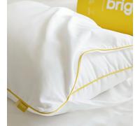 Brightr Protège-Oreiller en Cuivre Essentiel | Taie d'oreiller Zippée Infusée au Cuivre, Housse d'oreiller Hypoallergénique | Double Couche Extra Protection Blanc