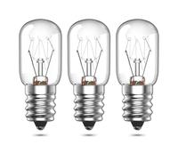 BrightWish Lot de 3 ampoules de four E14 25 W 300 degrés pour four, lampe de sel, réfrigérateur à intensité variable, 2700 K, blanc chaud, 220-240 V