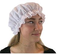 Brigitta Chapeau victorien édouardien blanc pour femme, blanc