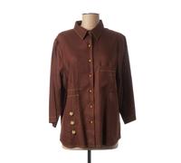 brigitte saget chemisiers et blouses femme de couleur marron 44