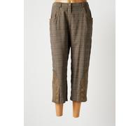brigitte saget pantalons femme de couleur marron 42