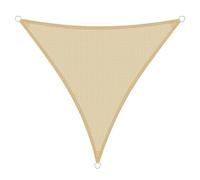 Brigros - Voile Pare-Soleil Triple Angle HDPE 180 g/m² résistant aux Rayons UV avec Anneaux D Acier Inoxydable, Rideau de Voile d'ombrage 3 x 3 m, 4 x 4 x 4 m, 5 x 5 x 5 m, bâche de Protection pour