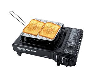 Brigth Spark® Grille-pain de camping, en acier inoxydable, pliable, 20 x 20 cm, 200 g