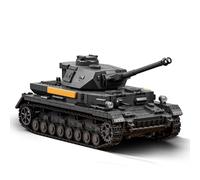 Brihappen Lot de 1402 blocs de construction pour char militaire WW2 - Jouet de construction - Cadeau pour adultes et enfants