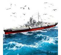 Brihappen Militärwelt Bismarck Cuirassé Kit de construction pour adulte