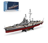Brihappen Military World Bismarck Class Battleship Building Block Set