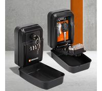 Brihard Boîte à Clés All season XL Emergency key, Boîte à Clés Murale Avec 2 Clés d'Urgence, Boite à Code 4 Chiffres, Rangement pour Clés de Maison, Voiture ou Appartement
