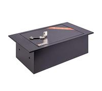 Brihard Coffre-fort de sol à clé - Coffre-fort intégré de sol avec serrure 39x21x13cm - Coffre avec serrure à clé - Stockage sécurisé domestique maiso