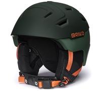 Briko Helmet Adulte Unisexe, Matt Timber Green-Cutty Sark Green-Pomégrenat Orange, M/L