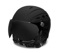 Briko Helmet Adulte Unisexe, Matt Total Black, M