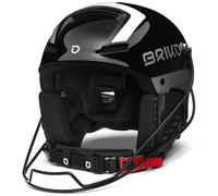 Briko Helmet Adulte Unisexe, Shiny Black-Silver, 64