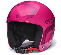 Briko Helmet Mixte Enfant, Shiny Red Violet Metallic Pink, XS