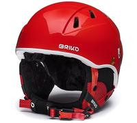 Briko, Helmet Unisexe pour Enfant, Shiny Monza Red-White-Animal, SM