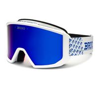Briko Volcano Mask Italia Lunettes Unisexe-Adulte, White Science Blue-BM2, Taille unique