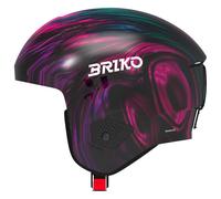 Briko - Vulcano 2.0 Graphik Shiny Seance Violet Black Pink Light Blue - M - Casque