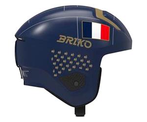 Briko - Vulcano 2.0 Mips France Shiny Tangaroa Blue Gold White - S - Casque de ski