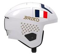 Briko - Vulcano 2.0 Mips France Shiny White Tangaroa Blue Gold - L - Casque de ski