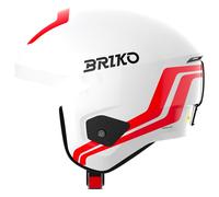 Briko - Vulcano 2.0 Mips Shiny White Monza Red - L - Casque de ski