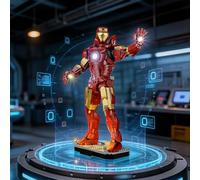 BRIKSMAX Éclairage LED pour l'architecture Lego Iron Man Mark 3 Édition de collection 76344, kit de lumière compatible pour blocs de construction, sans kit Lego, lumière décorative de qualité