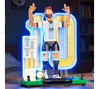 BRIKSMAX Éclairage LED pour Lego Editions Lionel Messi - Légende du football 43015 - Kit de lumière compatible pour briques de construction - Sans kit Lego - Lumière décorative de qualité supérieure