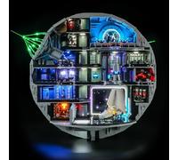 BRIKSMAX Éclairage LED pour Lego Star Wars Étoile de la mort 75419 - Kit de lumière compatible pour blocs de construction - Sans kit Lego - Lumière décorative de qualité supérieure pour modélisme pour