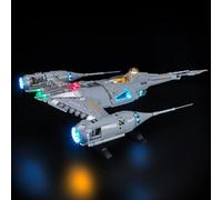 BRIKSMAX Éclairage LED pour LEGO Star Wars N-1 Starfighter du Mandalorian 75442 - Kit de lumière compatible pour briques de construction - Sans kit Lego - Lumière décorative de qualité supérieure pour