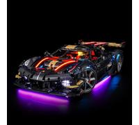 BRIKSMAX Éclairage LED pour LEGO Technic Koenigsegg Sadair's Spear Hypercar 42232 - Kit de lumière compatible pour blocs de construction - Sans kit Lego