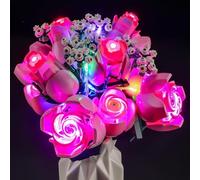 BRIKSMAX Éclairage LED pour Lego The Botanical Collection 10374 - Bouquet de roses - Compatible avec les blocs de construction - Sans kit Lego - Lumière décorative de qualité supérieure