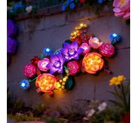 BRIKSMAX Éclairage LED pour LEGO The Botanical Collection Fleurs sur le mur 11503 - Kit de lumière compatible pour blocs de construction - Sans kit Lego