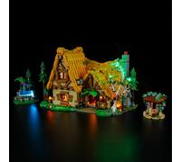 BRIKSMAX Kit d’éclairage à LED pour Disney La Chaumière de Blanche-Neige et des Sept Nains - Compatible avec 43242 Blocs de Construction