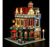 BRIKSMAX Kit d’éclairage à LED pour Lego 10350 La bâtisse Tudor(Thème de Noël) - Compatible with Icons Blocs de Construction Modèle- Pas inclure l’Ensemble Lego