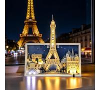 BRIKSMAX Kit d’éclairage à led pour LEGO 21064 Paris, ville de l’amour - Compatible with Lego Architecture Blocs de construction Modèle- Pas inclure l’ensemble Lego