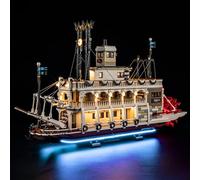 BRIKSMAX Kit d’éclairage à LED pour Lego 21356 Le Bateau à Vapeur du Mississippi - Compatible with Lego Ideas Blocs de Construction Modèle- Pas inclure l’Ensemble Lego