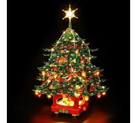 BRIKSMAX Kit d’éclairage à led pour LEGO 41843 Sapin de Noël à construire en famille - Compatible with Icons Blocs de construction Modèle- Pas inclure l’ensemble Lego