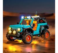 BRIKSMAX Kit d’éclairage à led pour LEGO 42227 SUV Jeep Wrangler Rubicon - Compatible with Lego Technic Blocs de construction Modèle- Pas inclure l’ensemble Lego