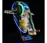 BRIKSMAX Kit d’éclairage à led pour LEGO 75409 Le vaisseau de classe Firespray de Jango Fett - Compatible with Lego Star Wars Blocs de construction Modèle- Pas inclure l’ensemble Lego