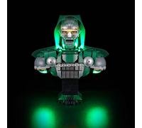 BRIKSMAX Kit d’éclairage à LED pour Lego 76345 Buste du Docteur Doom - Compatible with Lego Marvel Blocs de Construction Modèle- Pas inclure l’Ensemble Lego