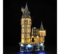 BRIKSMAX Kit d’éclairage à LED pour Lego 76454 Le château de Poudlard : la Tour Principale - Compatible with Lego Harry Potter Blocs de Construction Modèle- Pas inclure l’Ensemble Lego